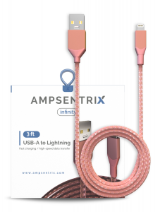 Non-MFI Lightning to USB Type A Cable (Infinity) (Black)