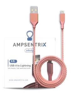 Non-MFI Lightning to USB Type A Cable (Infinity) (Black)