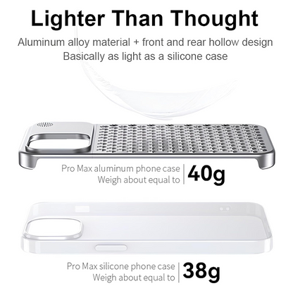 URBANGRIP Metal Case [Aviation Aluminum Alloy] Ultra-Thin Frameless Slim Lightweight Heat Dissipation Cooling Camera Cover Protective Cases