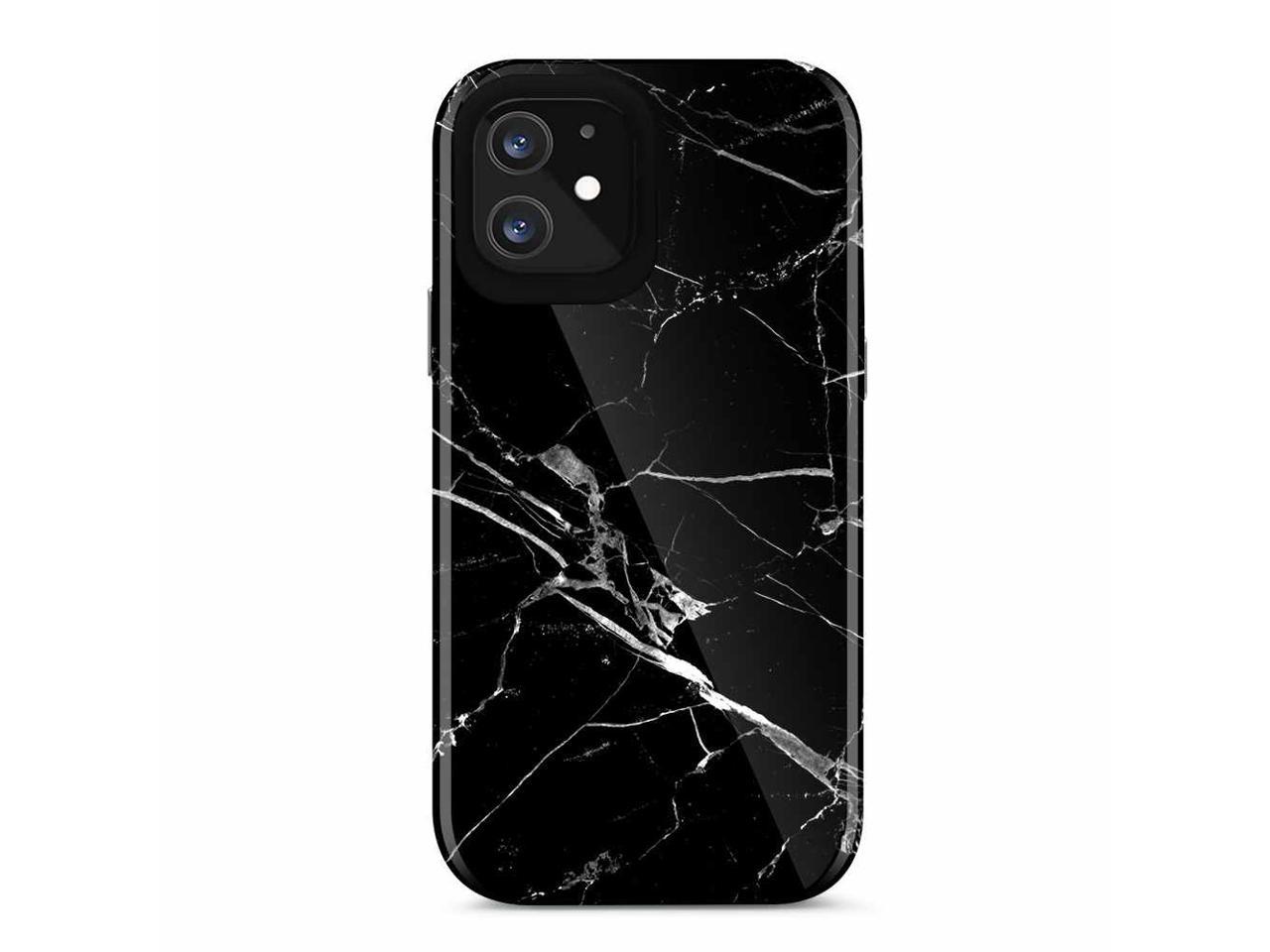 iPhone 12 mini Blu Element Mist 2X Fashion Case Black Marble Glossy