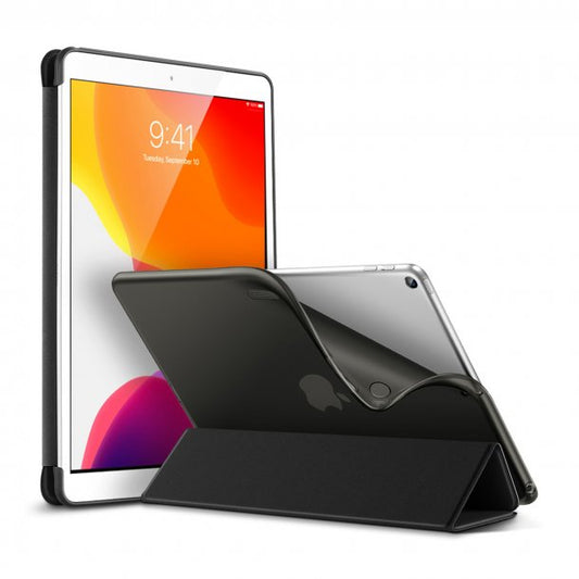 iPad 10.2 (2019-2021) (7th-9th Gen) ESR Black Rebound/w Flap Slim Case