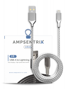Non-MFI Lightning to USB Type A Cable (Infinity) (Black)