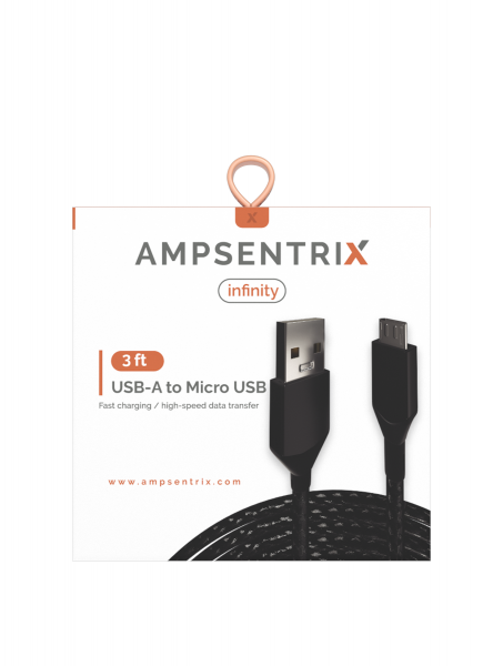 Micro USB to USB Type A Cable (Infinity)