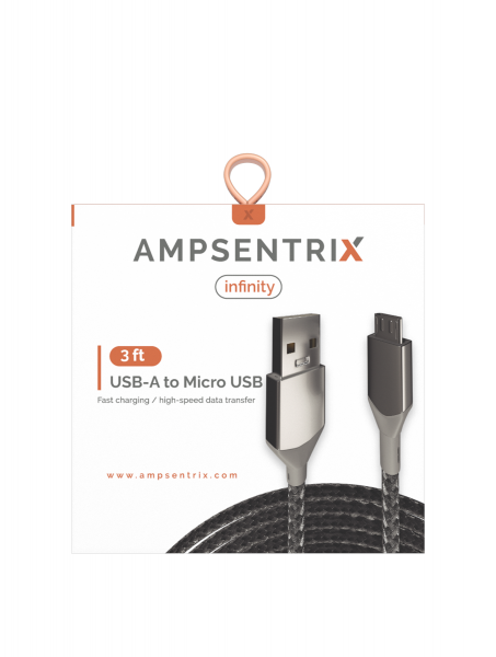 Micro USB to USB Type A Cable (Infinity)