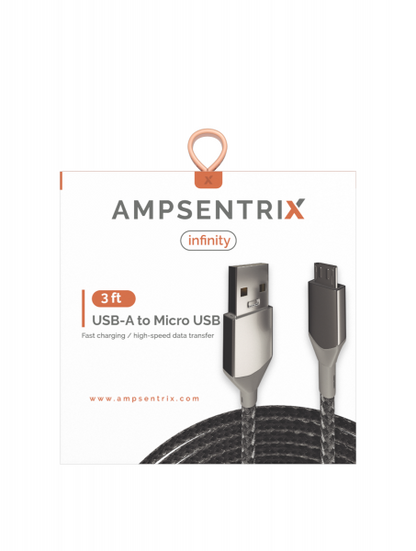 Micro USB to USB Type A Cable (Infinity)