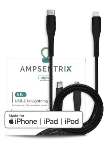 USB Type C to Lightning Cable (MFI Certified) - (Gun Metal)
