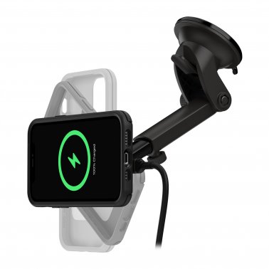 Otterbox 15W Wireless Charger Car Dashboard Mount for MagSafe - Black (Radiant Night)