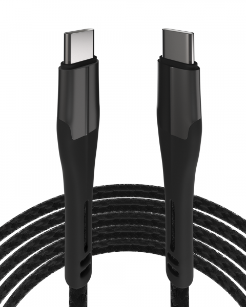 USB Type C to USB Type C Cable (Alpha) (Black)