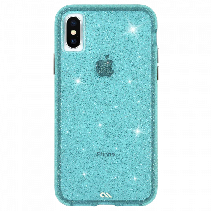 iPhone X/Xs Case-Mate Sheer Crystal case - Teal