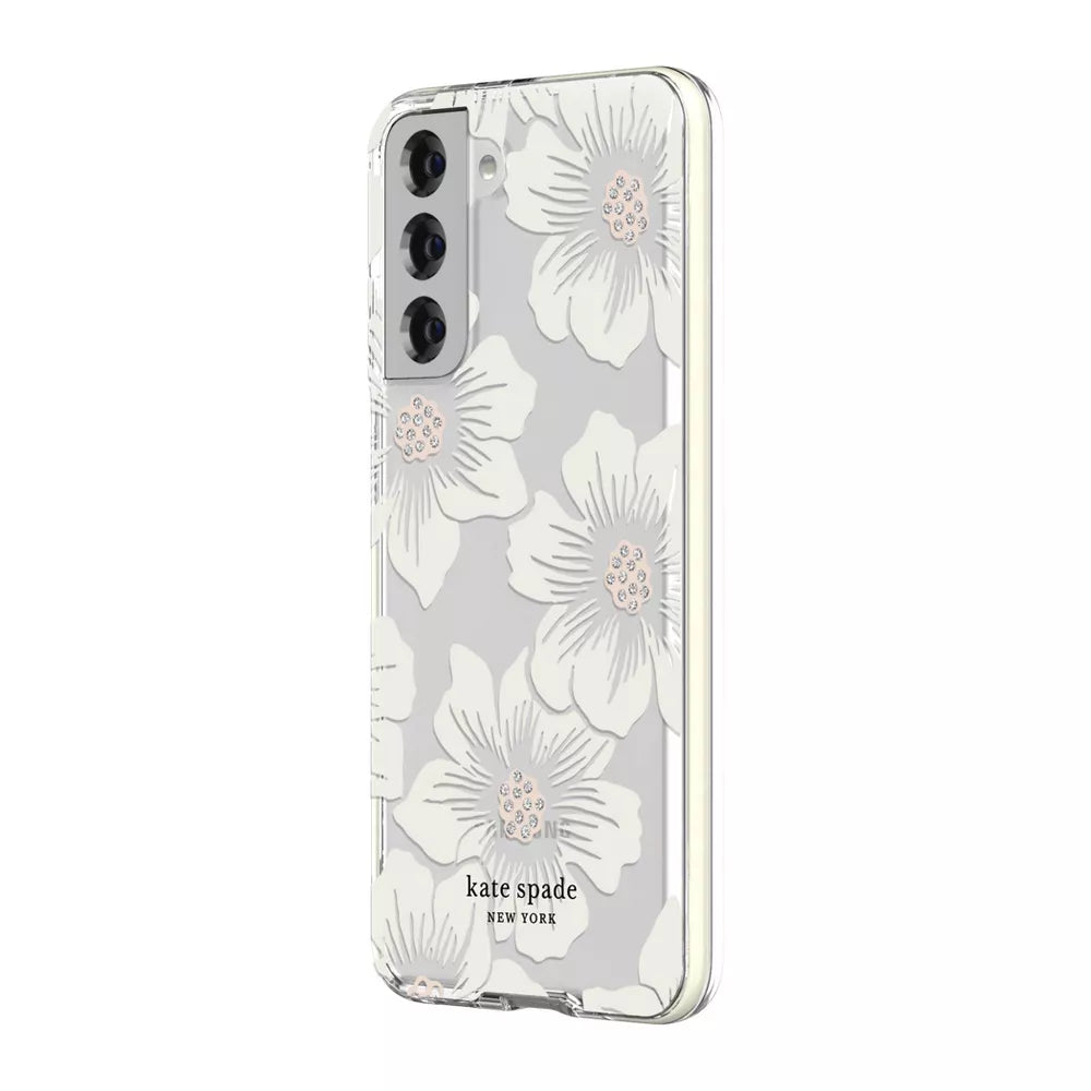 Samsung Galaxy S21 Kate Spade Case - Hollyhock Floral