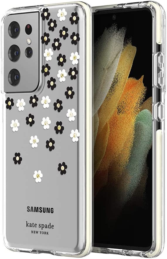 Samsung Galaxy S21 Ultra 5G Kate Spade Hardshell Case - Scattered Flowers